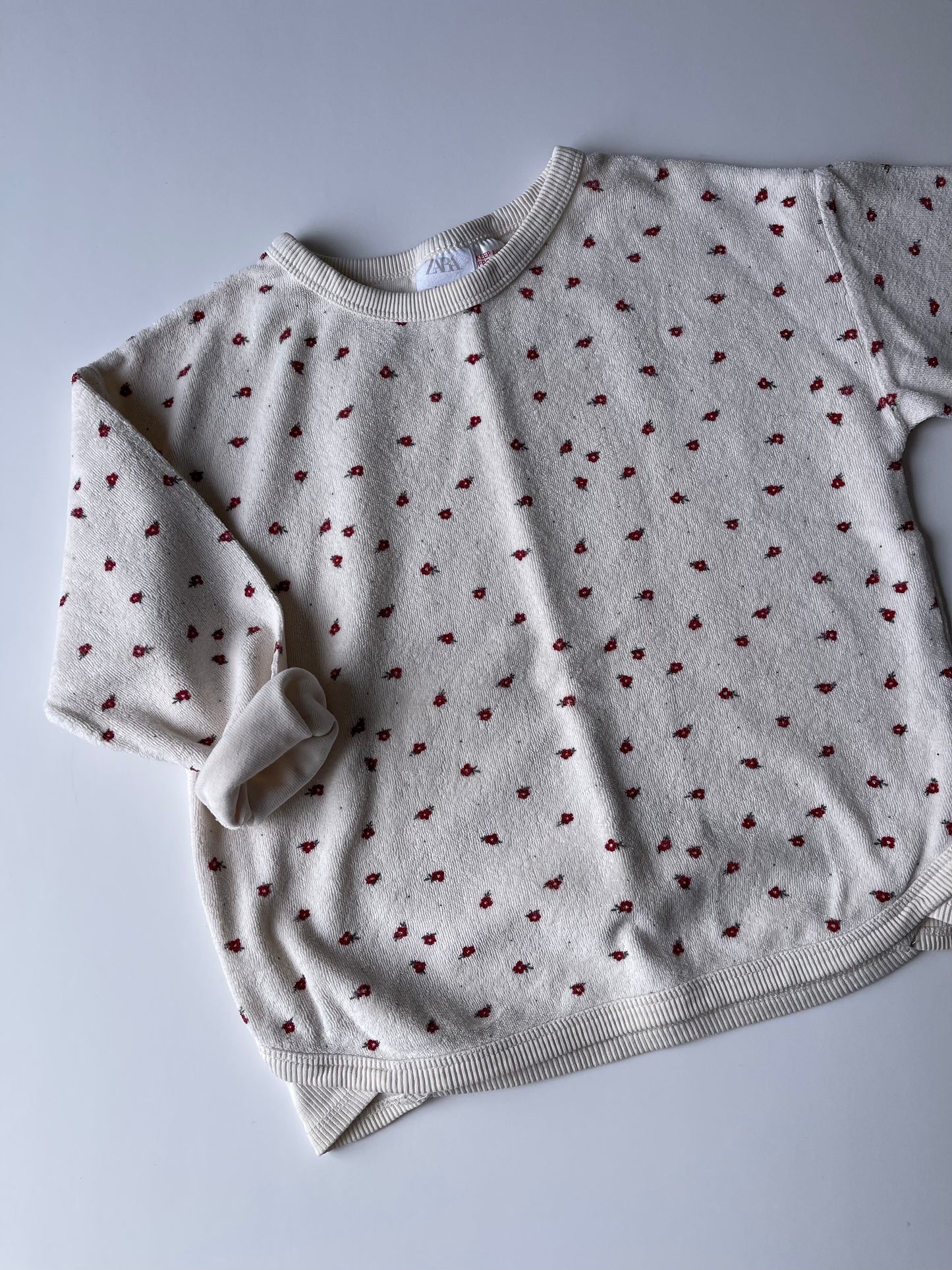 Towelling sweatshirt 4-5 years