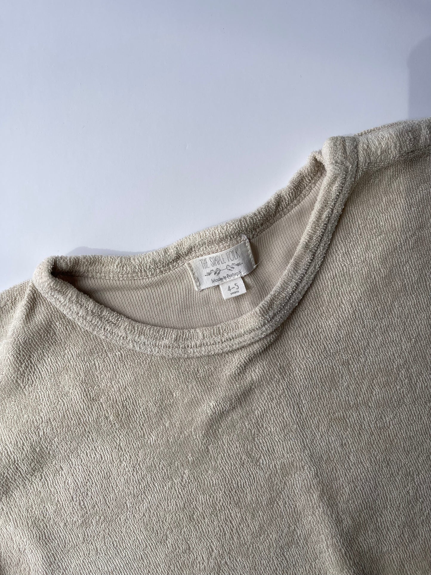 Towelling T-shirt 4-5 years