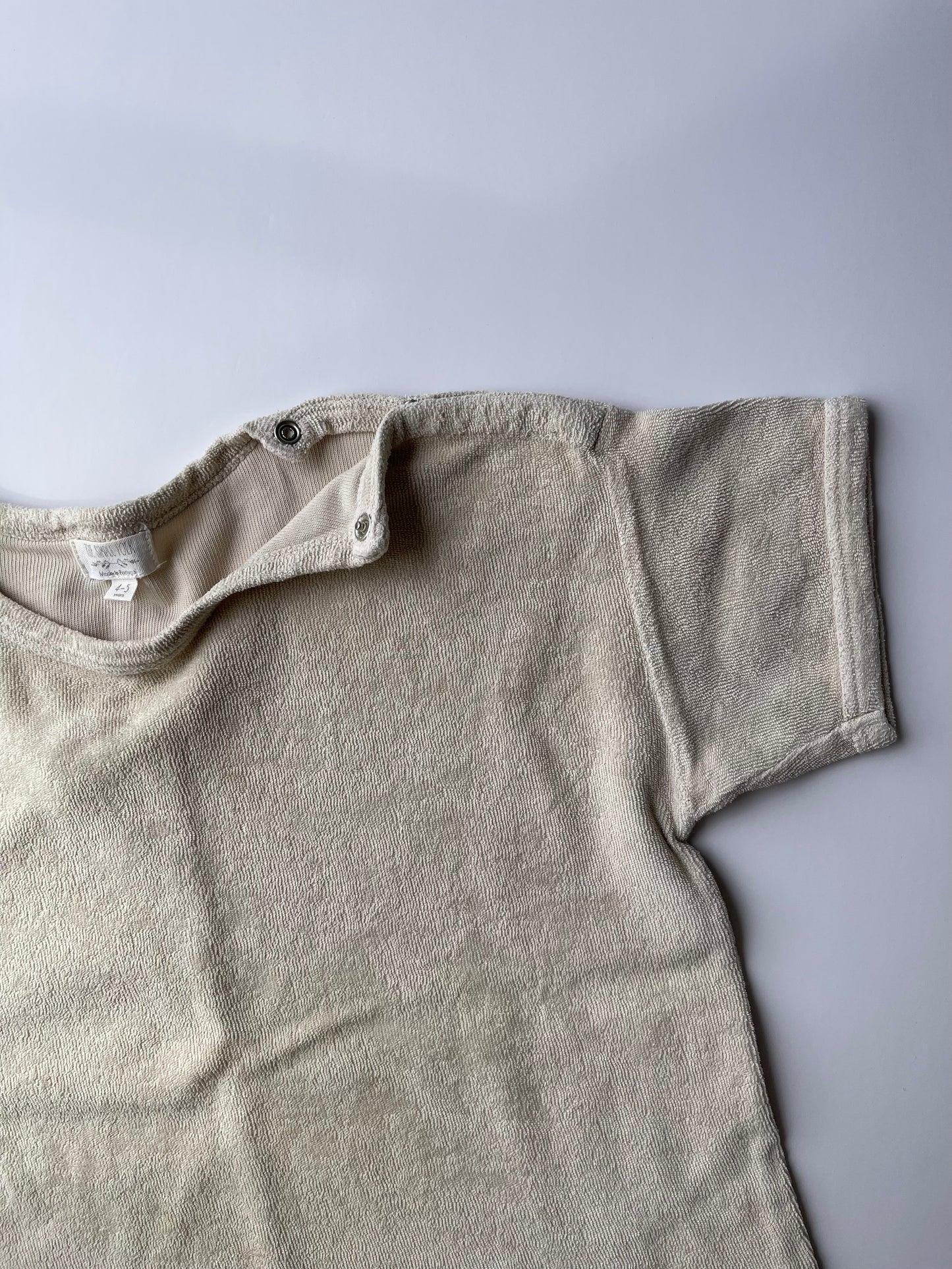 Towelling T-shirt 4-5 years