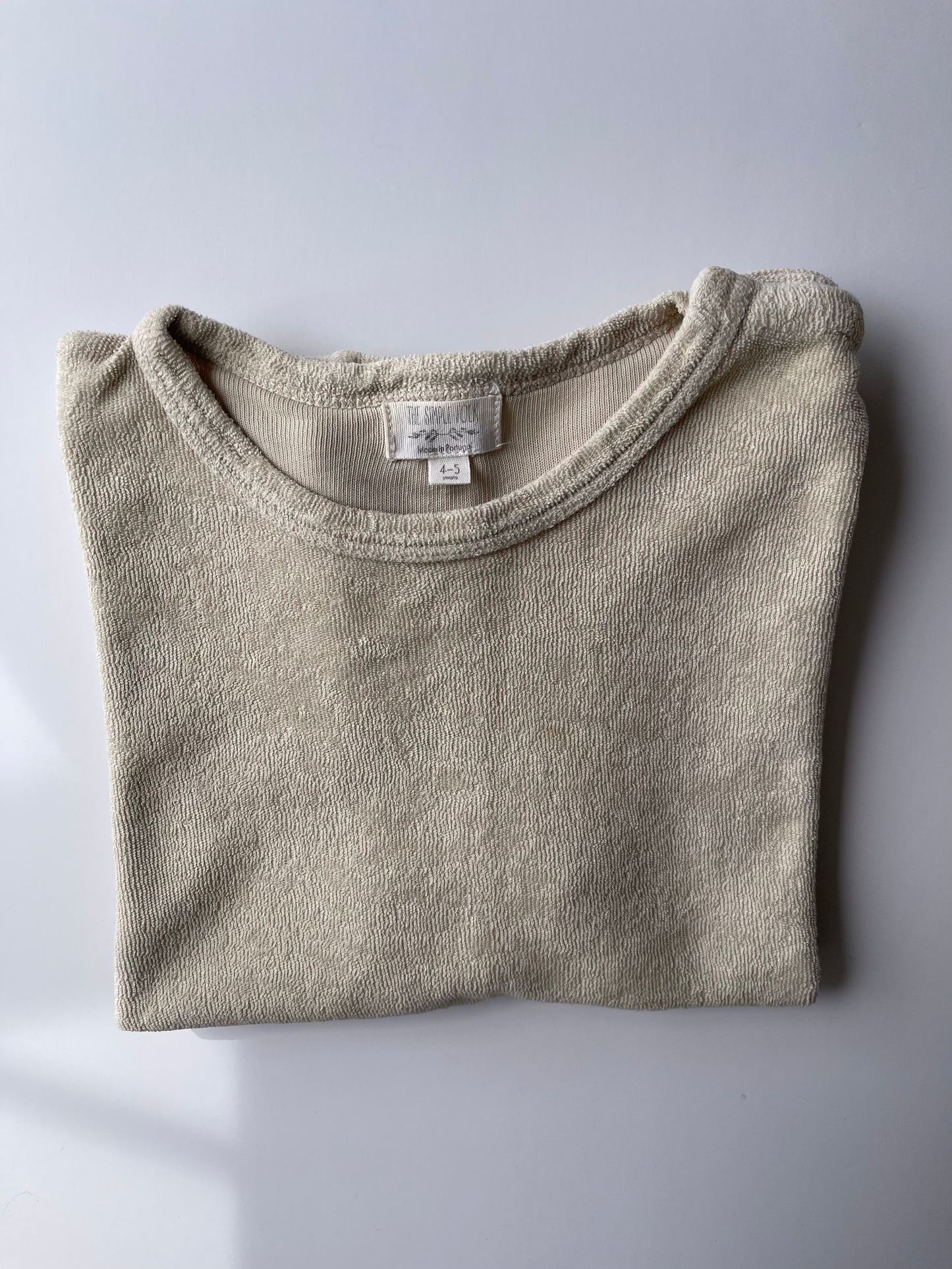 Towelling T-shirt 4-5 years